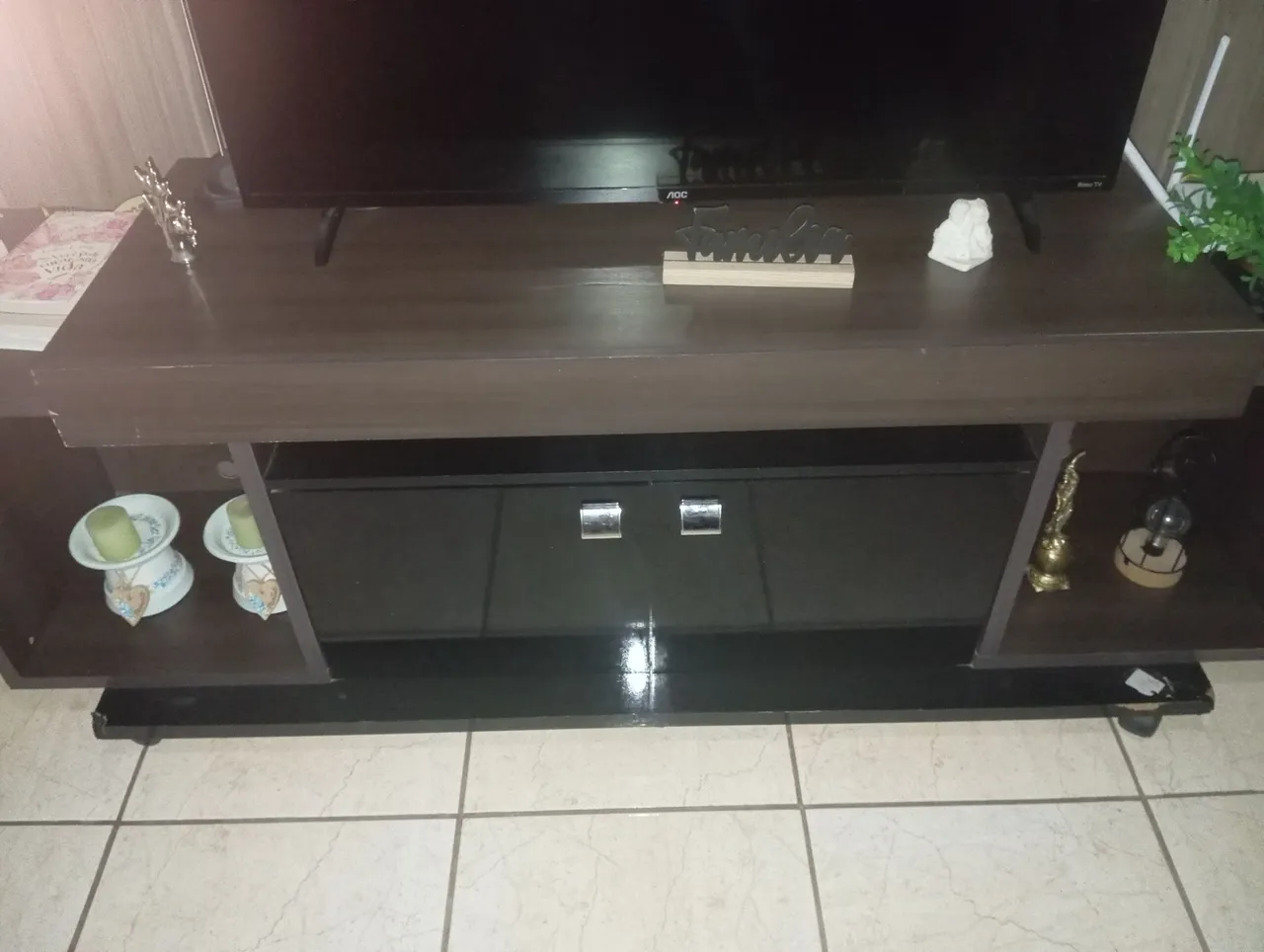 Rack para TV moderno e elegante