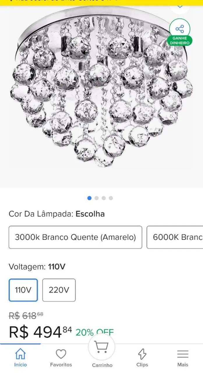 Lustre de cristal legítimo  - Foto 3