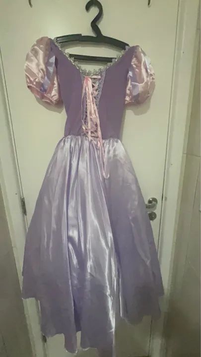 Fantasia de Princesa Rapunzel Infantil