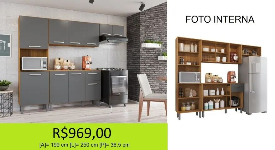 Armario de cozinha - produto a pronta entrega  - Foto 2