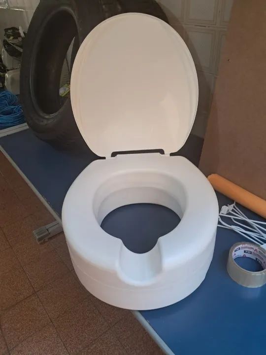 assento elevado para vaso sanitario  - Foto 2