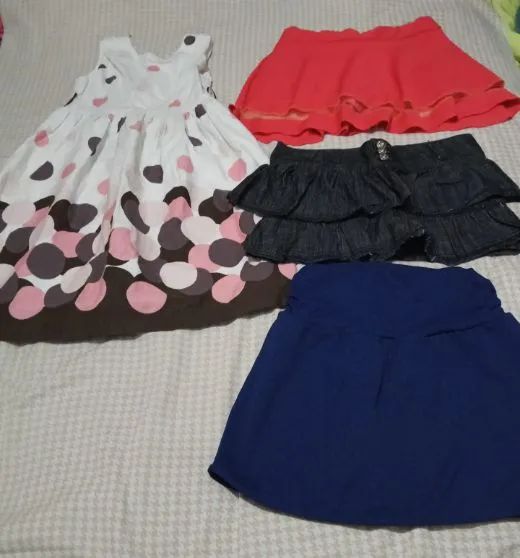 Lote de Roupa de menina Tamanho 8 Anos em bom estado  - Foto 4
