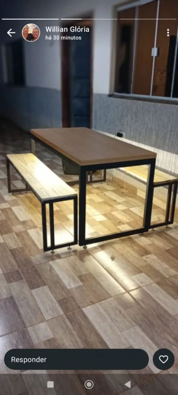 Mesa de Metalon e MDP - Foto 2