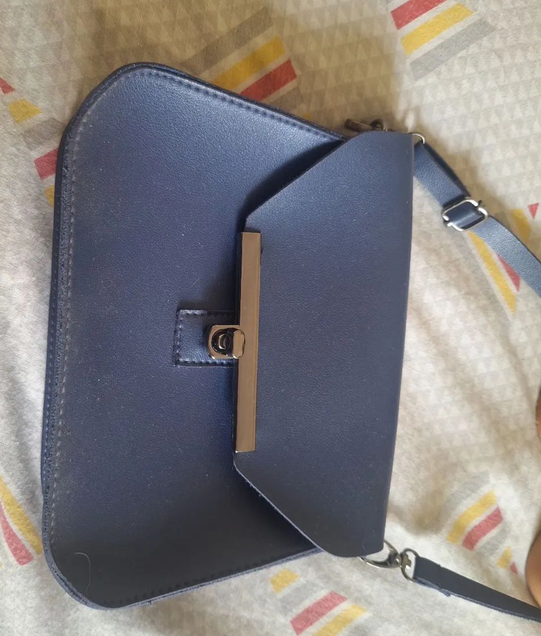Bolsa azul pequena - Foto 2