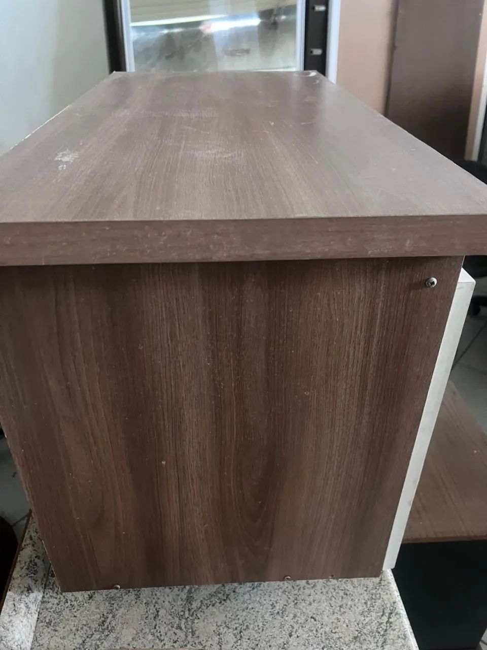 Armário Multiuso Compacto 2 Portas com Prateleira e Rodinhas  - Foto 5