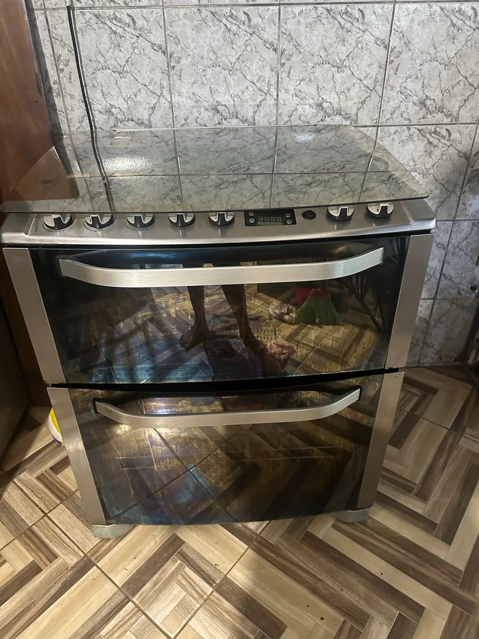 Fogão para reparo