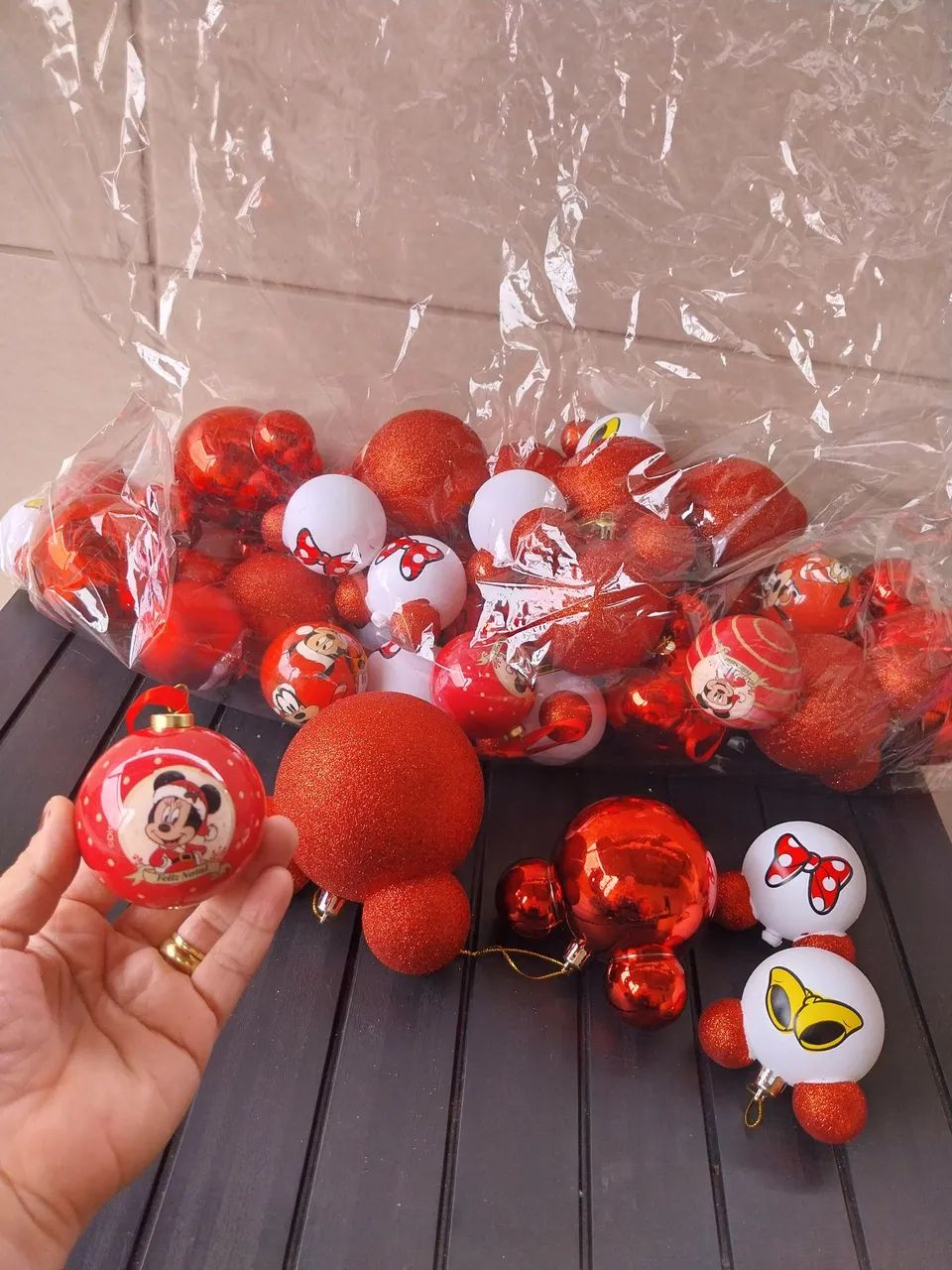 Bolas de natal Minnie 