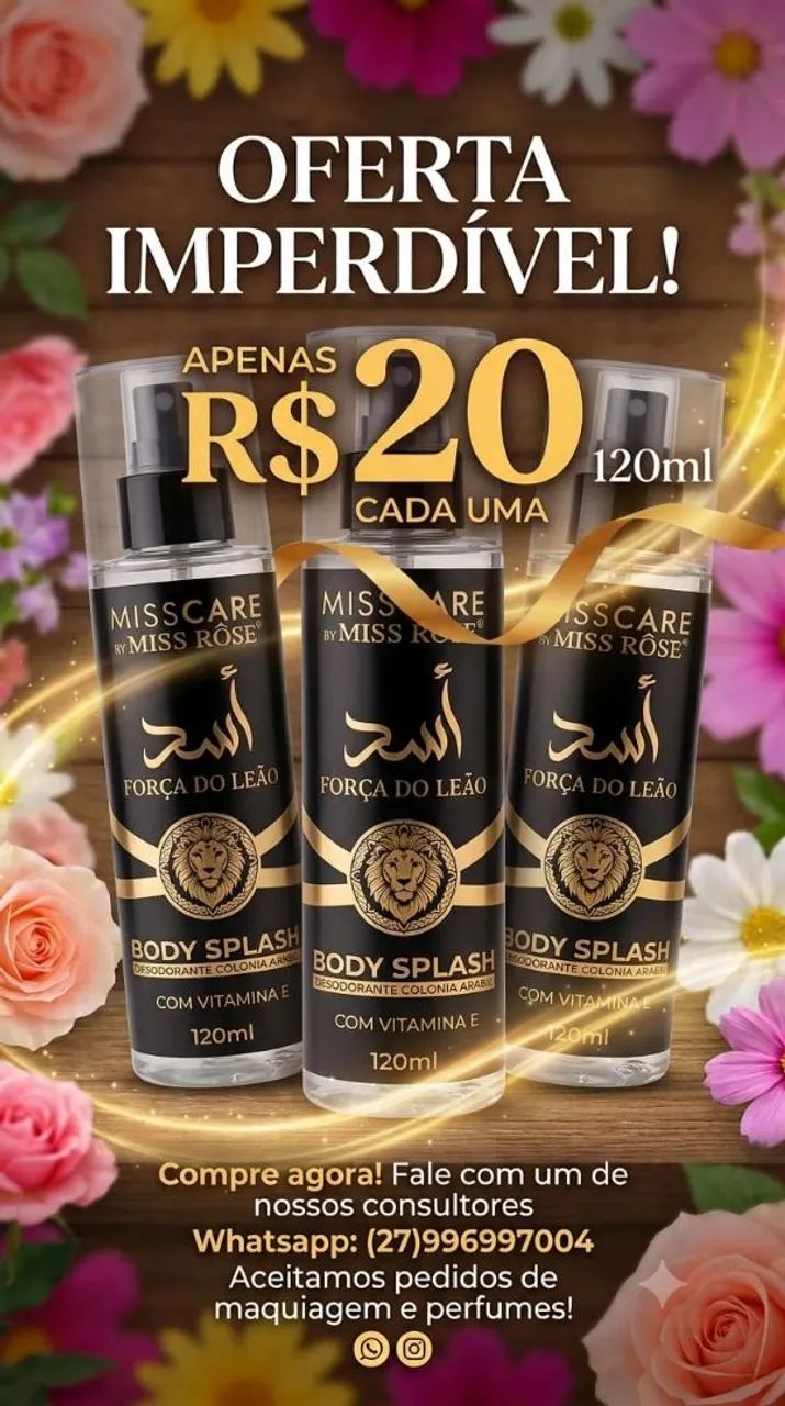 Colônia e bory splash 