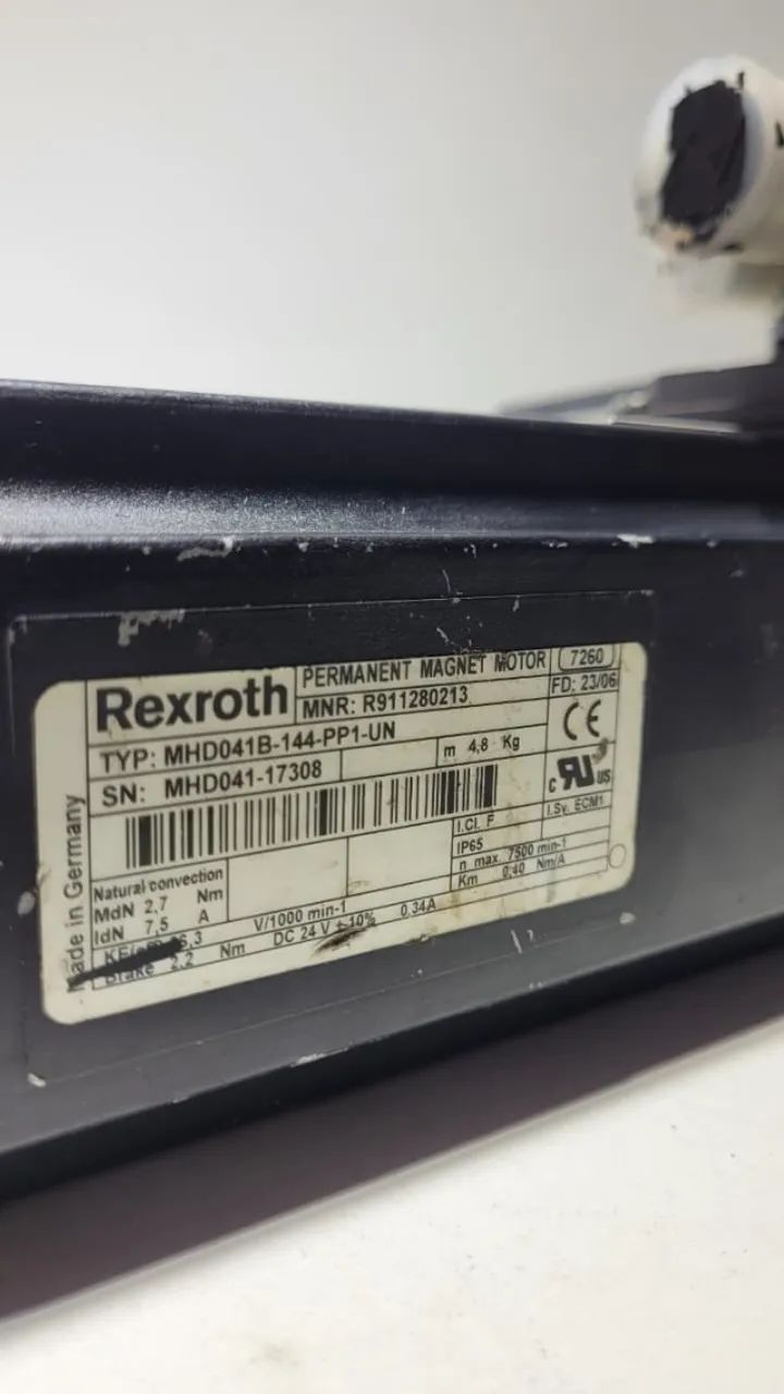 Servo motor síncrono Bosch Rexroth Indramat - Foto 3