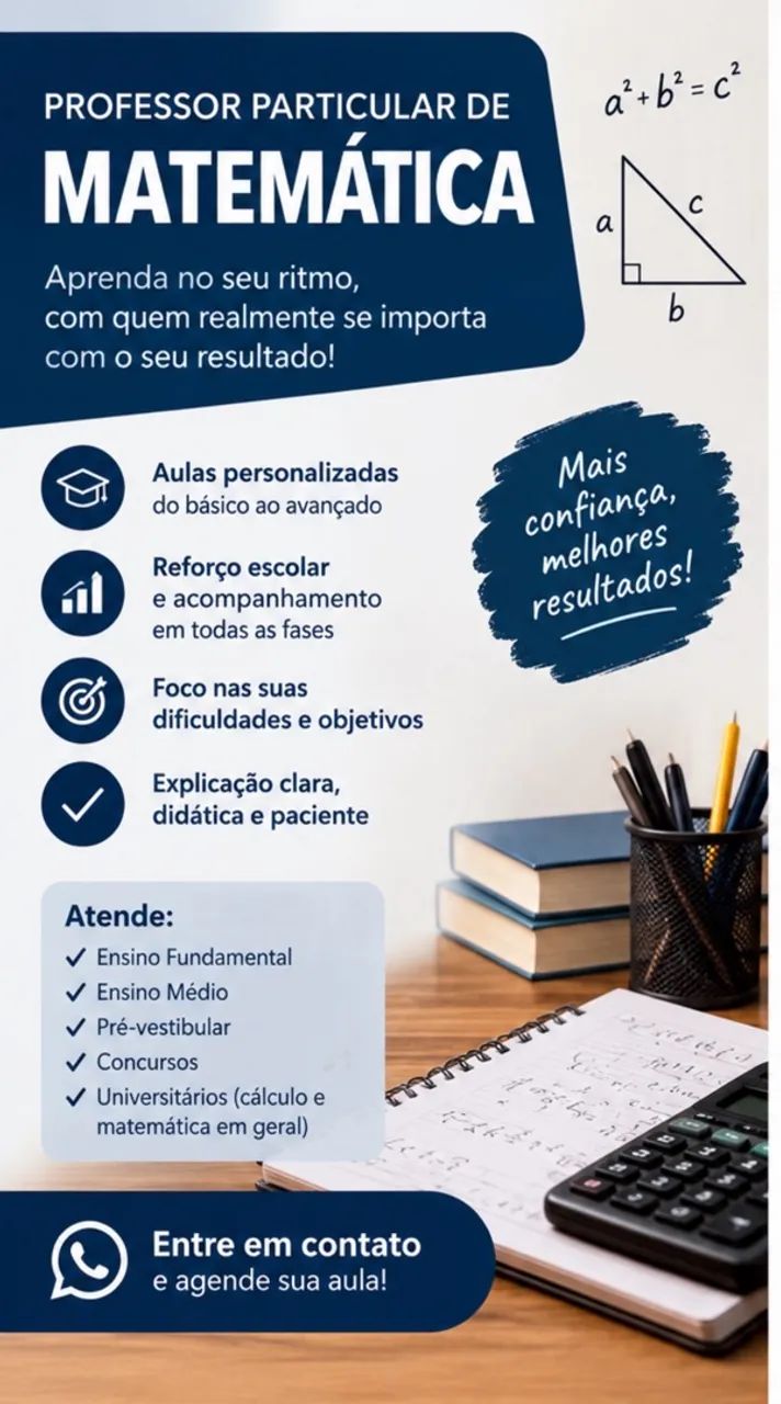 Aulas para Enem/vestibular Matemática  - Foto 3