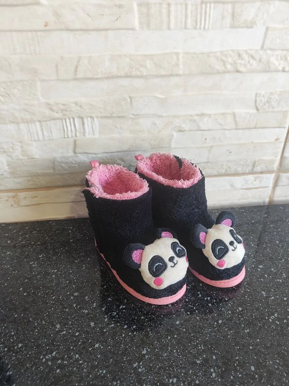pantufa com panda 