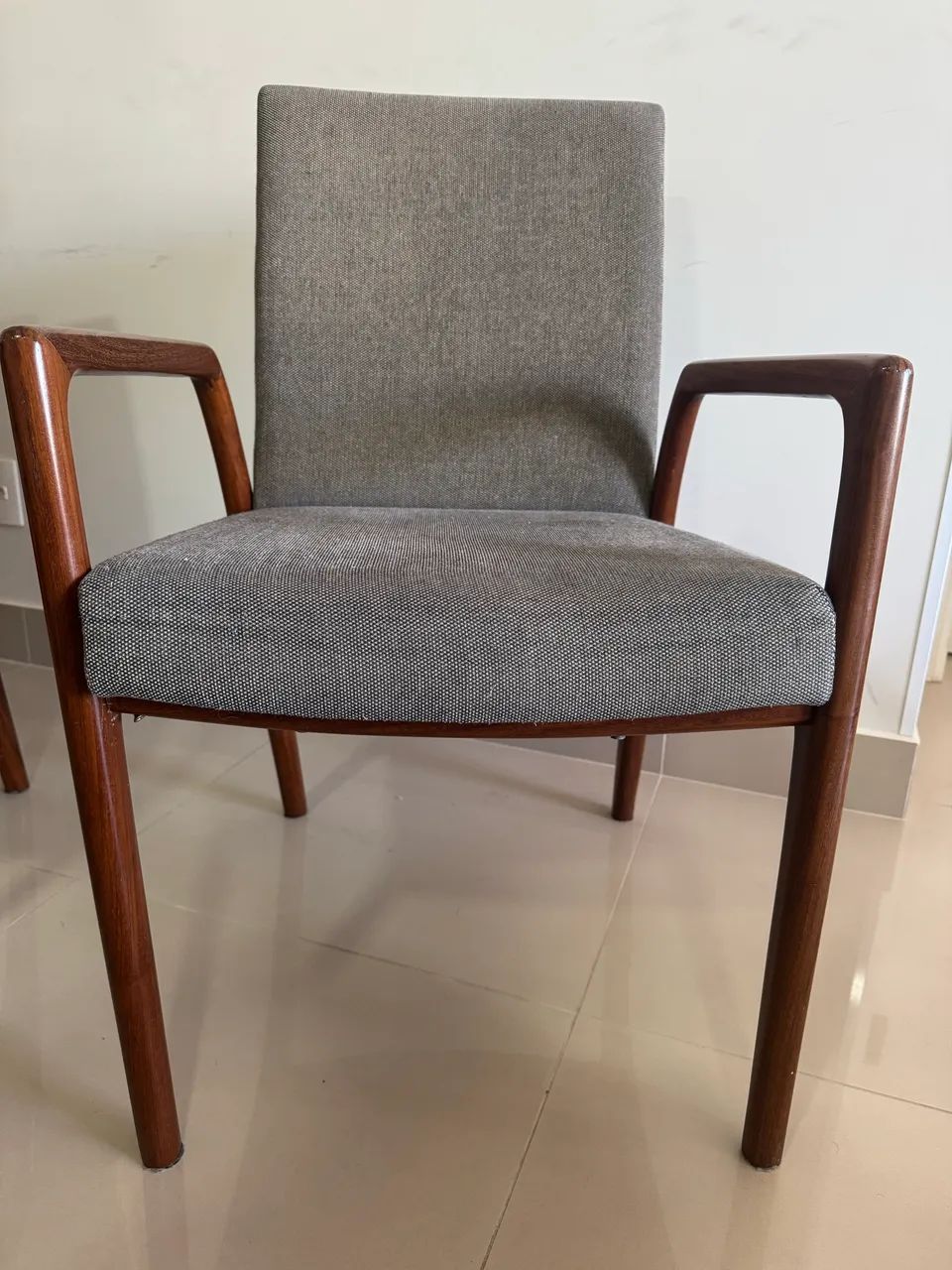 Conjunto de cadeiras (design moderno, madeira maciça) - Foto 4
