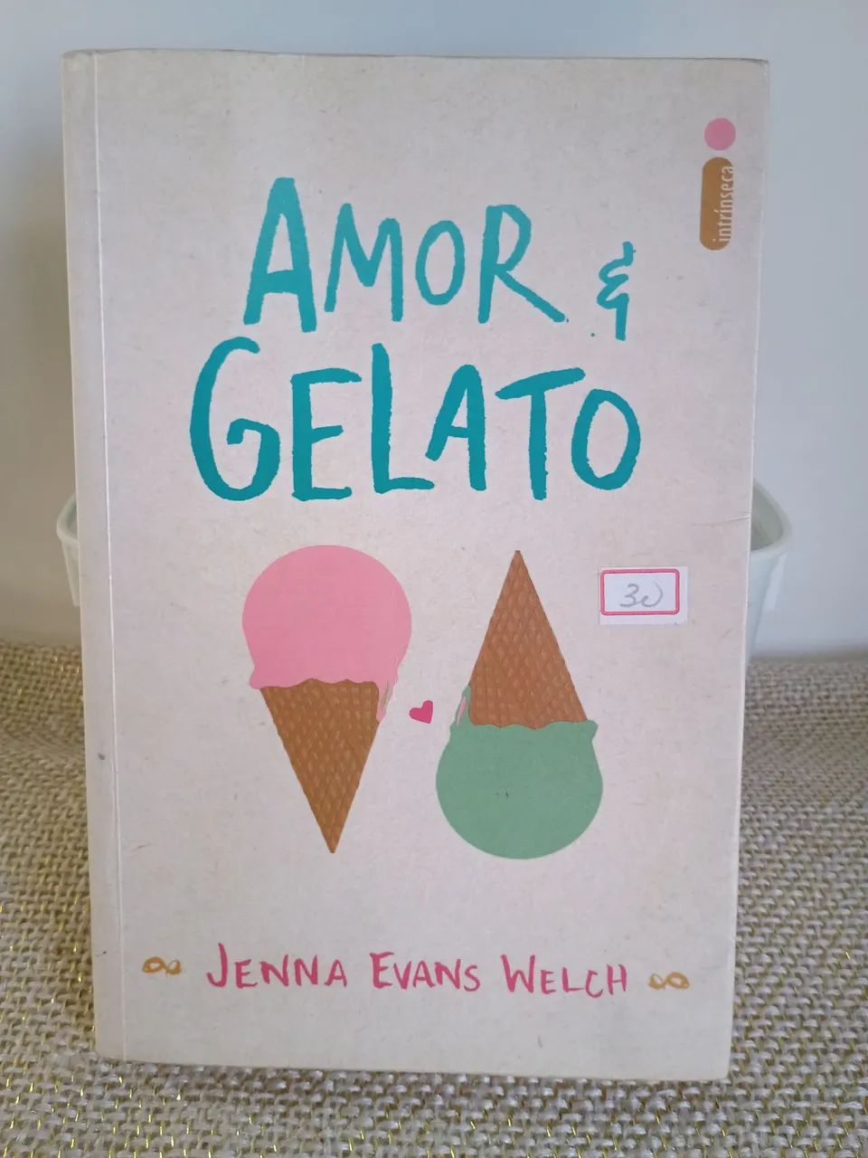 Livro Amor e Gelato 
