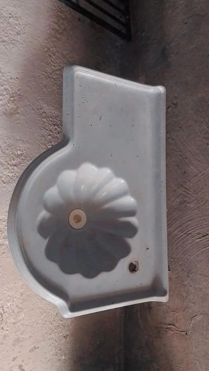 Pia de Canto Cinza com Cuba Decorada - Compacta e Prática - Foto 2