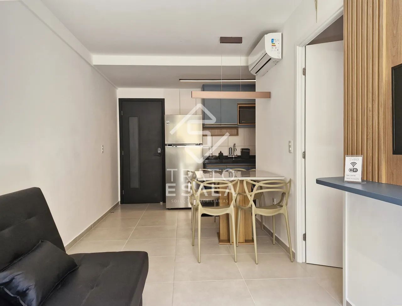 Quarto e sala, 1 quadra da orla da Ponta Verde, área de lazer completa - Foto 3