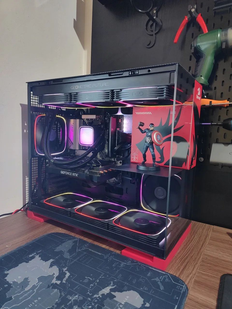 Gabinete High End Geometric Future Model 5 Redragon - Foto 2