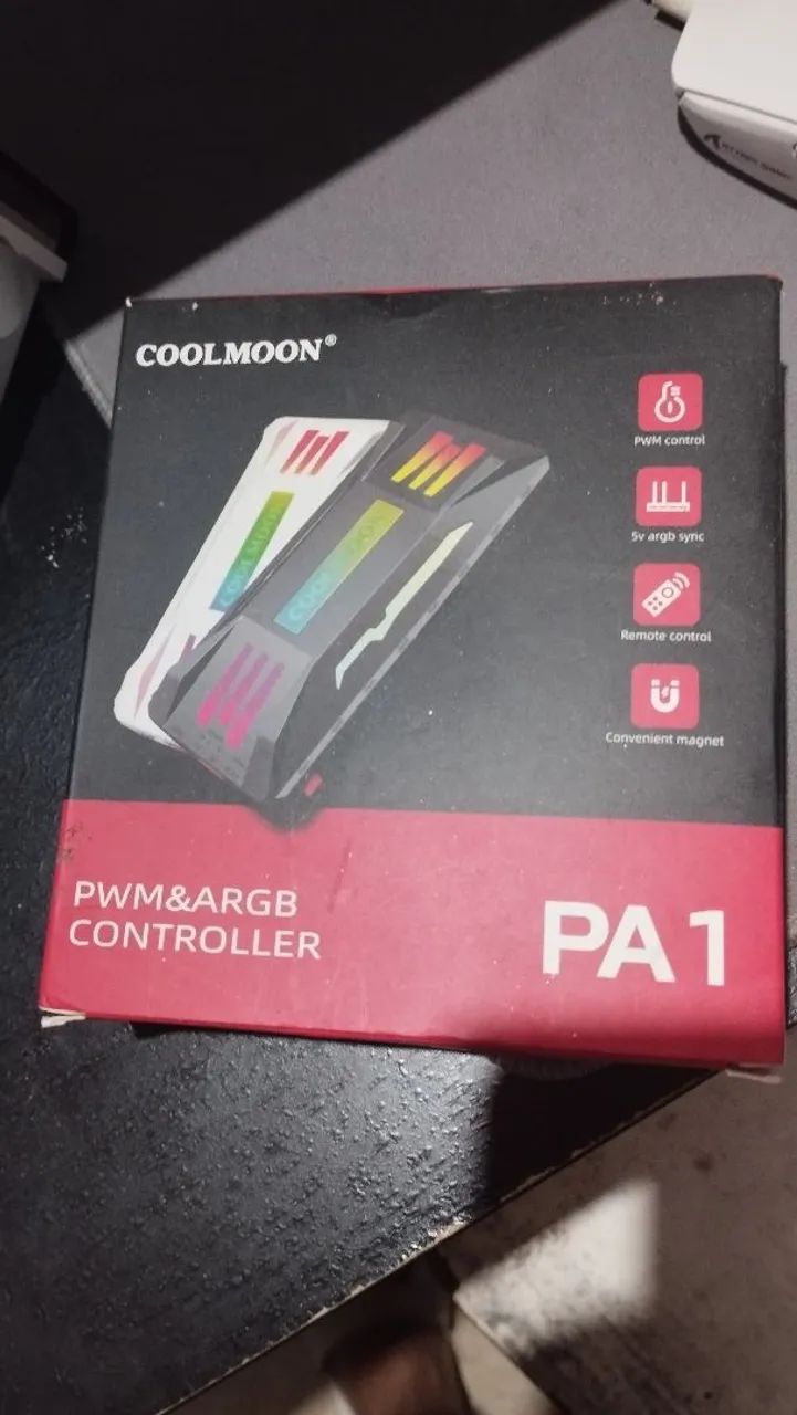 6 Fans Teucer Prism e controladora Coolmoon - Foto 2