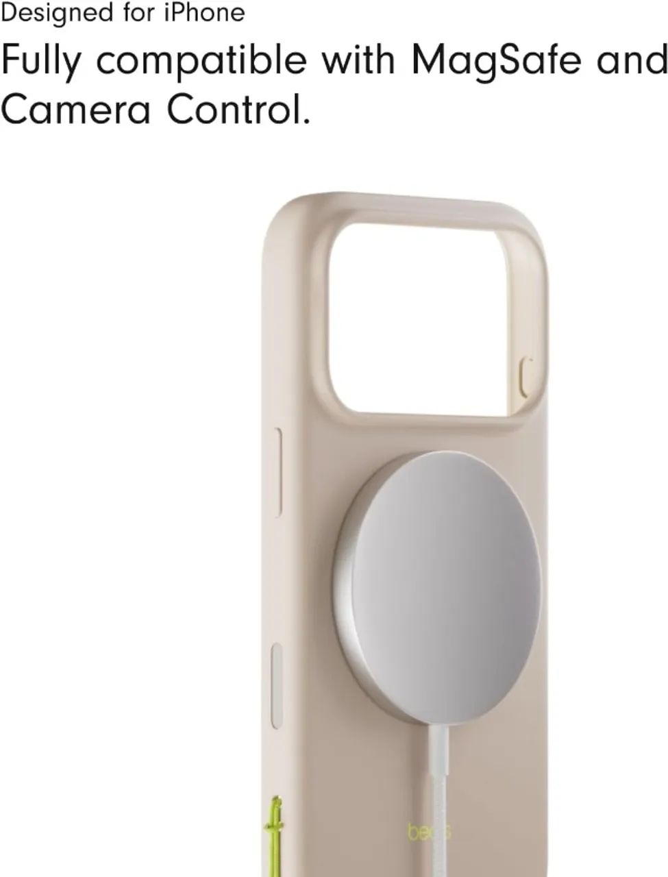 Beats Capa com Suporte para iPhone 17 Pro Max c/ MagSafe e Controle da Câmera e Suporte - Foto 5