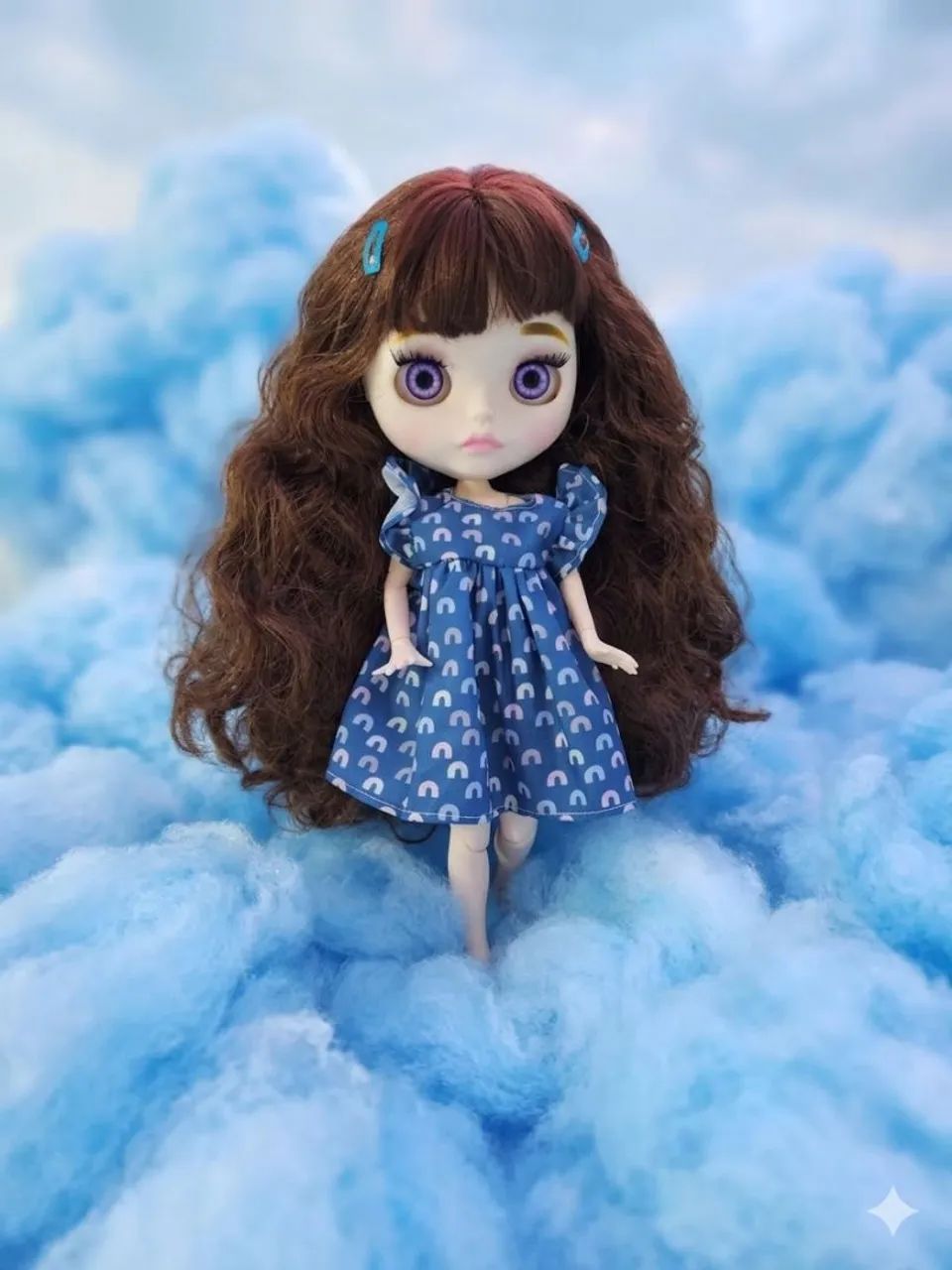 Boneca blythe Doll morena 