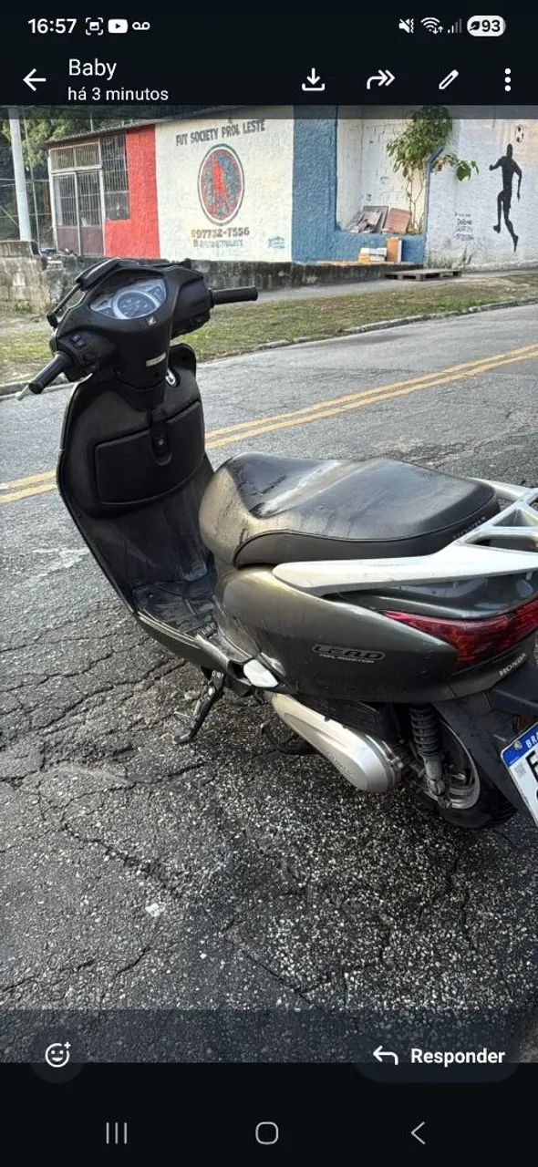 Moto com 2 pneus ok e dock ok - Foto 3