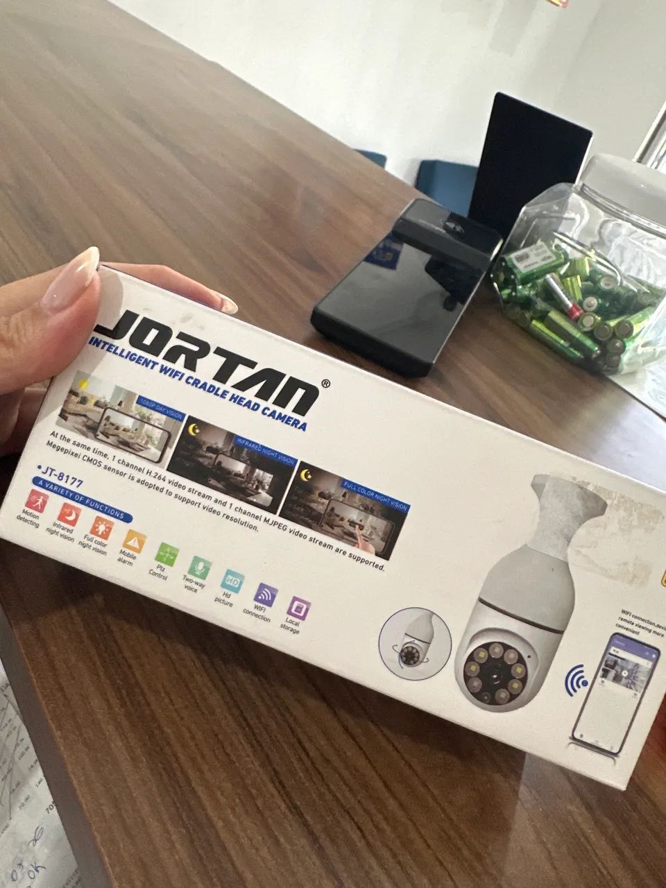 CAMERA IP LAMPADA SMART CAMERA SKY YO 8177