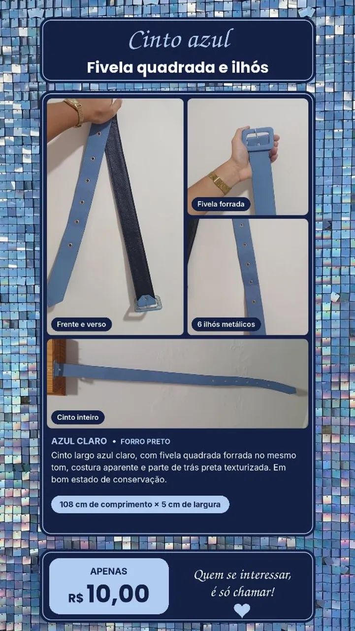 CINTO AZUL