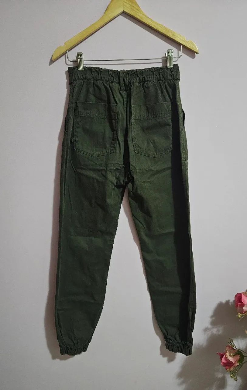 Calça jogger Blue Steel  verde militar  - Foto 2