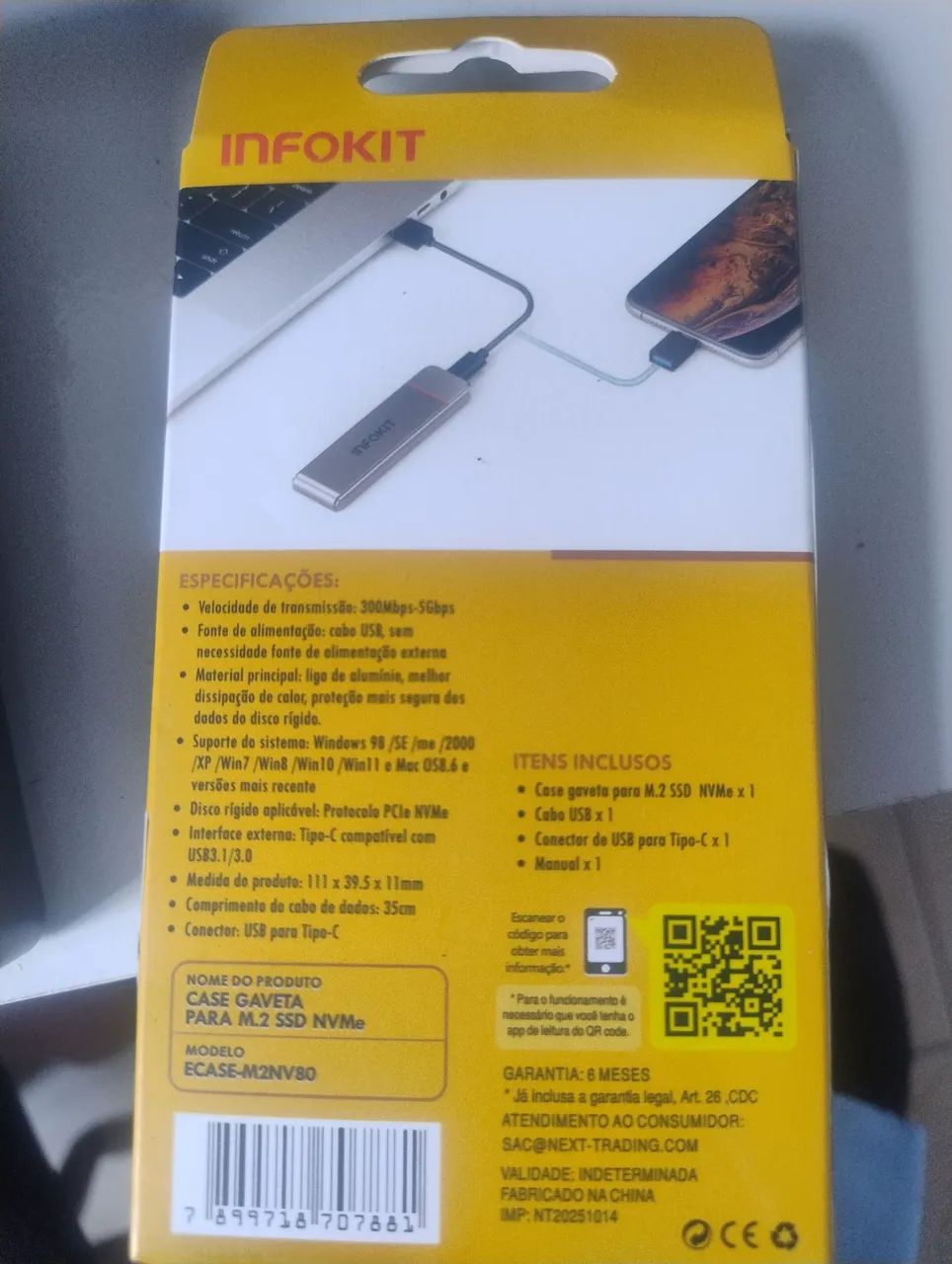 Case para SSD Nvme  - Foto 2