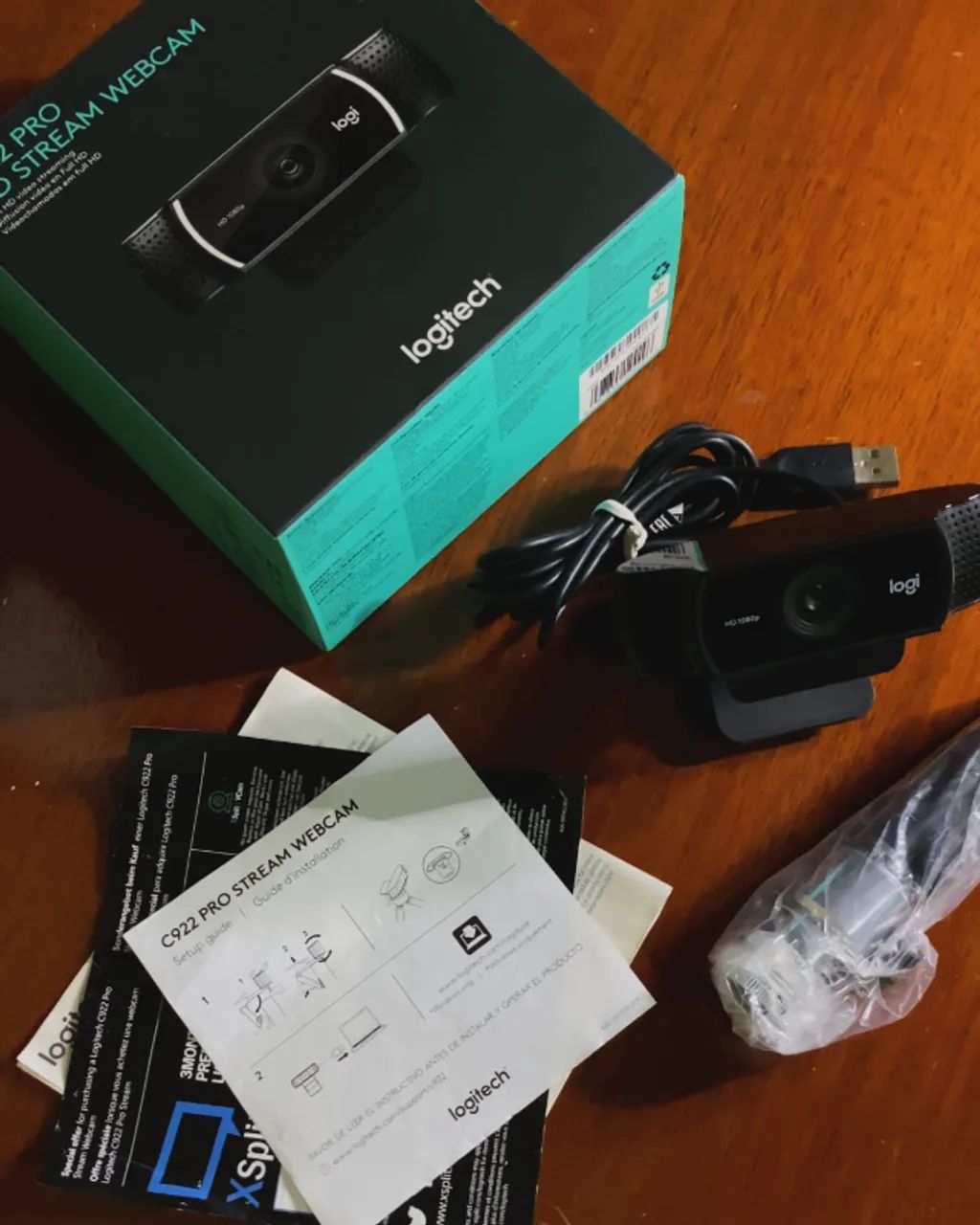 WebCam Logitech C922 Pro Stream | Full HD | Microfone Embutido e Tripé Incluso - Foto 4