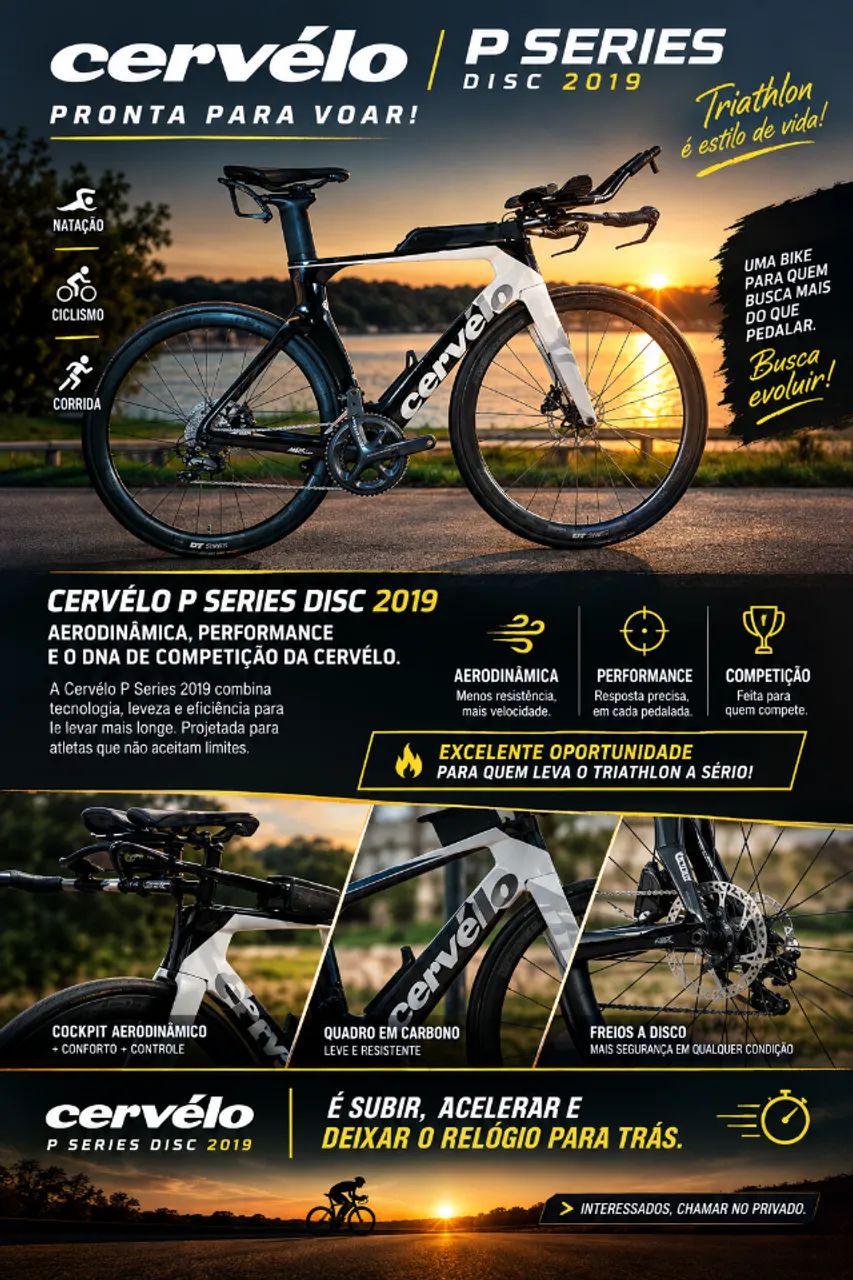 Bicicleta Cervélo de Triathlon - TT - Foto 5