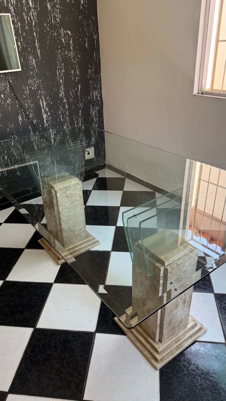 Mesa de vidro com 6 lugares - Foto 5