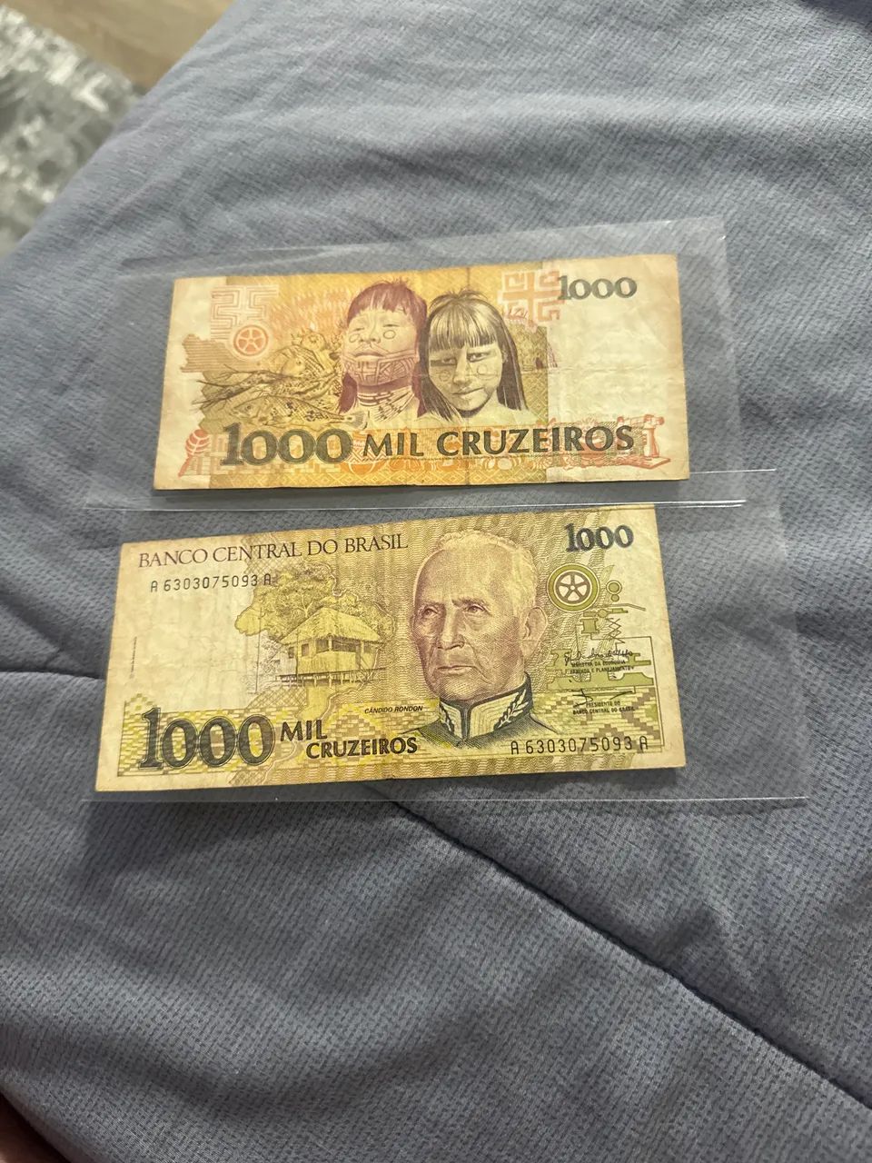 Nota 1000 cruzeiros  - Foto 2
