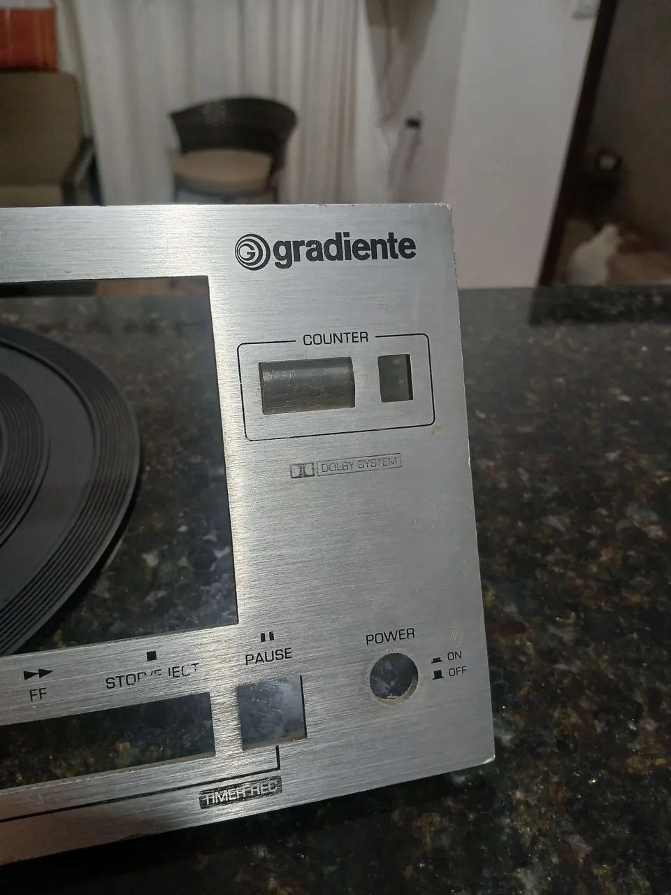 Tape deck Gradiente cd 3500 ( painel frontal) - Foto 2