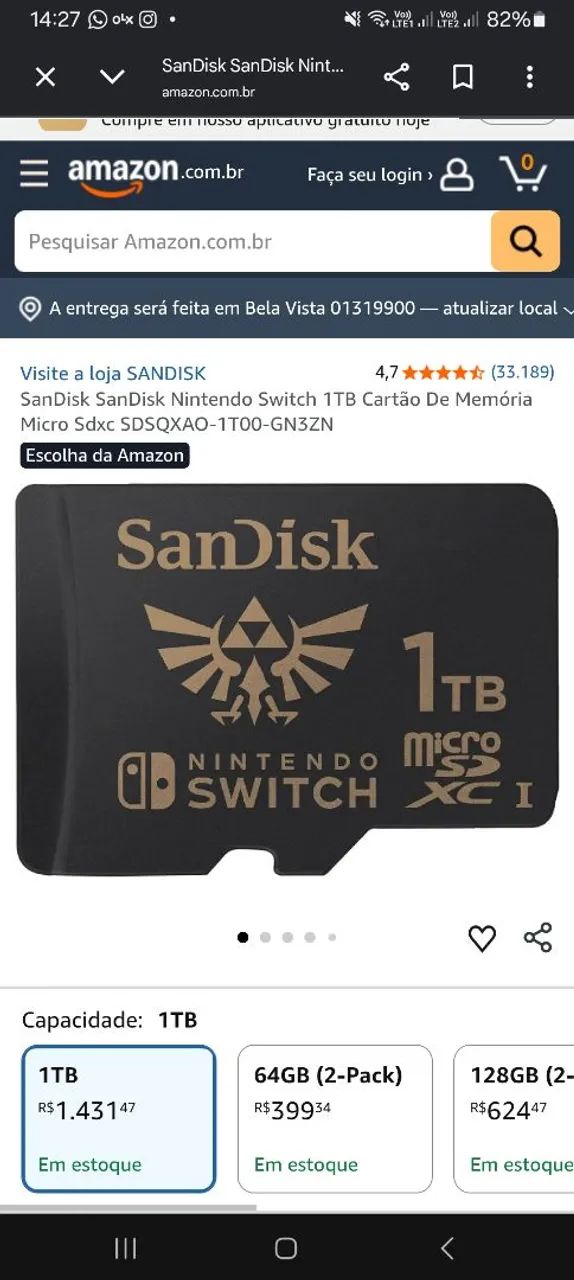 Sd nitendo switch 1tb - Foto 3