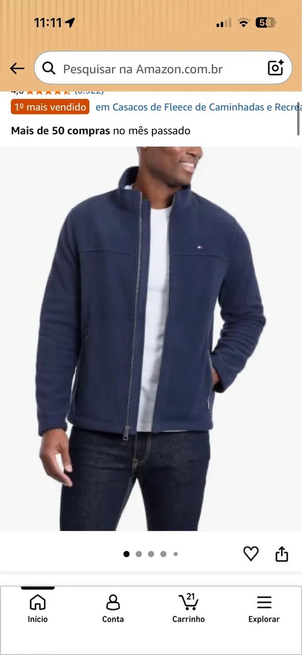 Jaqueta Tommy Hilfiger Azul  - Foto 2