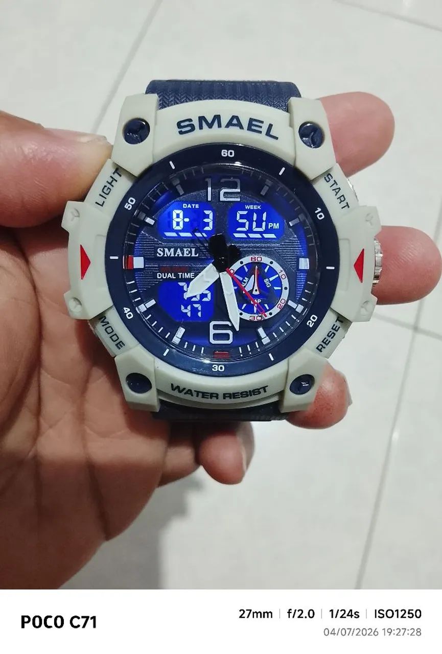 Relógio Smael digital Aprova d'água Novo - Foto 4