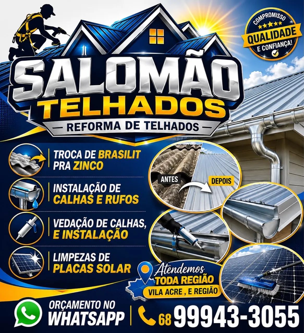 Trabalho com telhados 