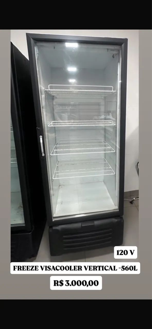 Freezer visacooler vertical -560 L 