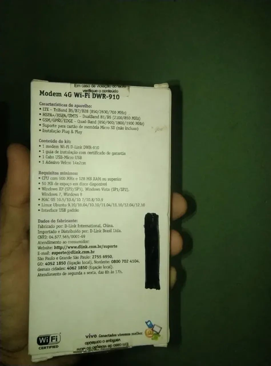 Modem 4G USB Funcionando Perfeitamente  - Foto 2