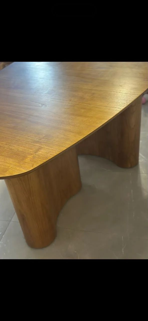 mesa de jantar madeira maciça orgânica - Foto 3