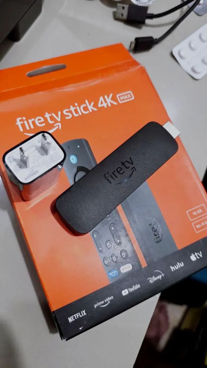 Amazon Fire TV Stick 4K Max 2ª Geração 16GB Wi-Fi 6E (NOVINHO!!) - Foto 5