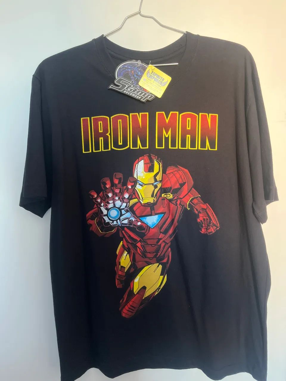 Camiseta Iron Man - Nova com etiqueta