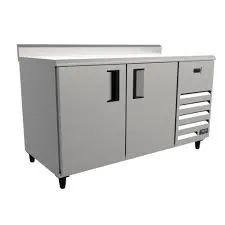 Balcão refrigerado em aço inox