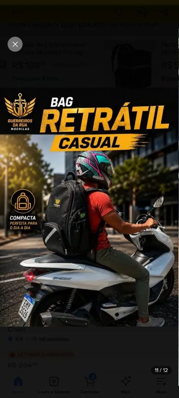 Bag para Entrega bolsa customizada