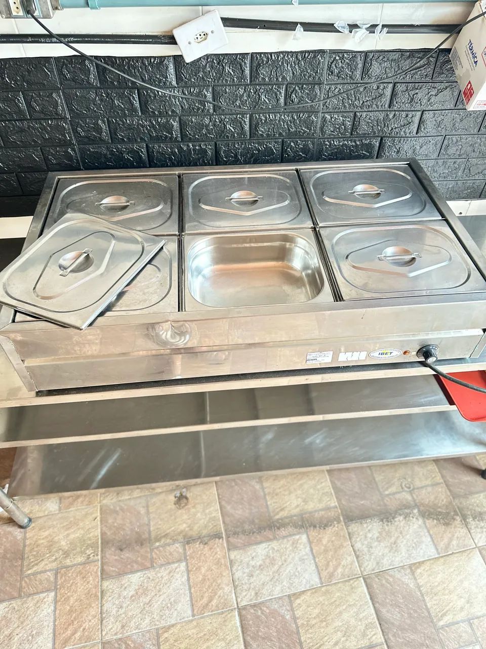 Buffet de mesa 6 Cubas quentes - Foto 3