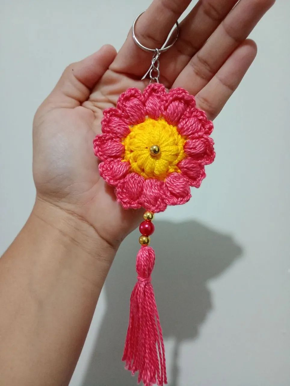 Chaveiro de crochê  - Foto 2