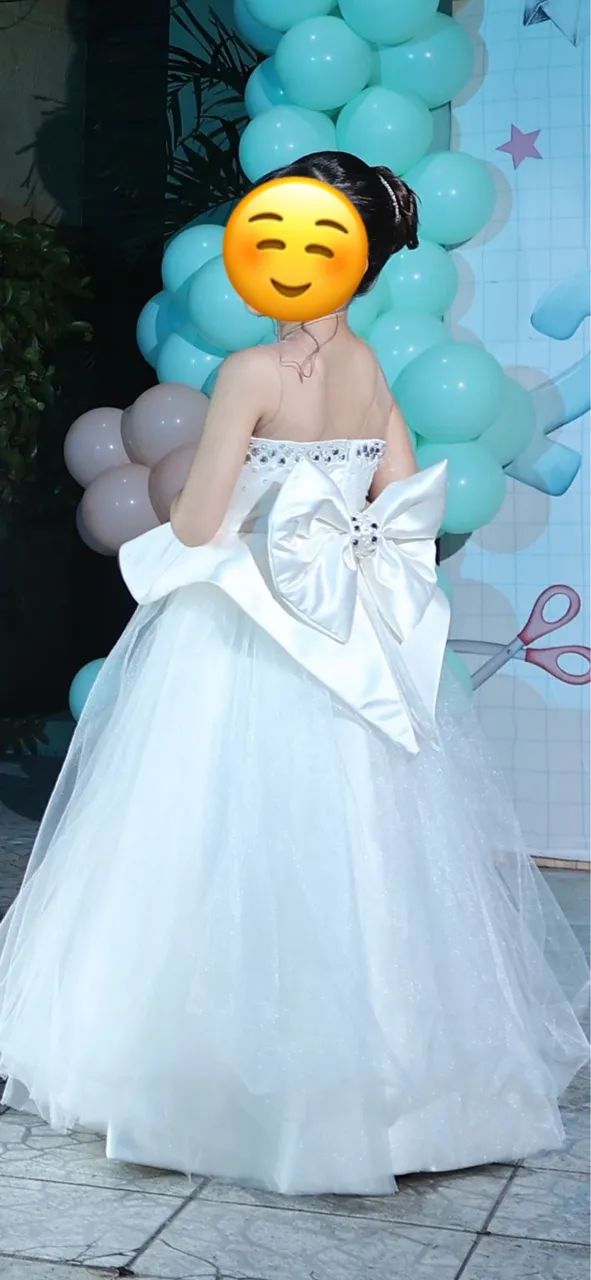 Vestido OFF WHITE para formatura ABC ou dama de honra casamento 1