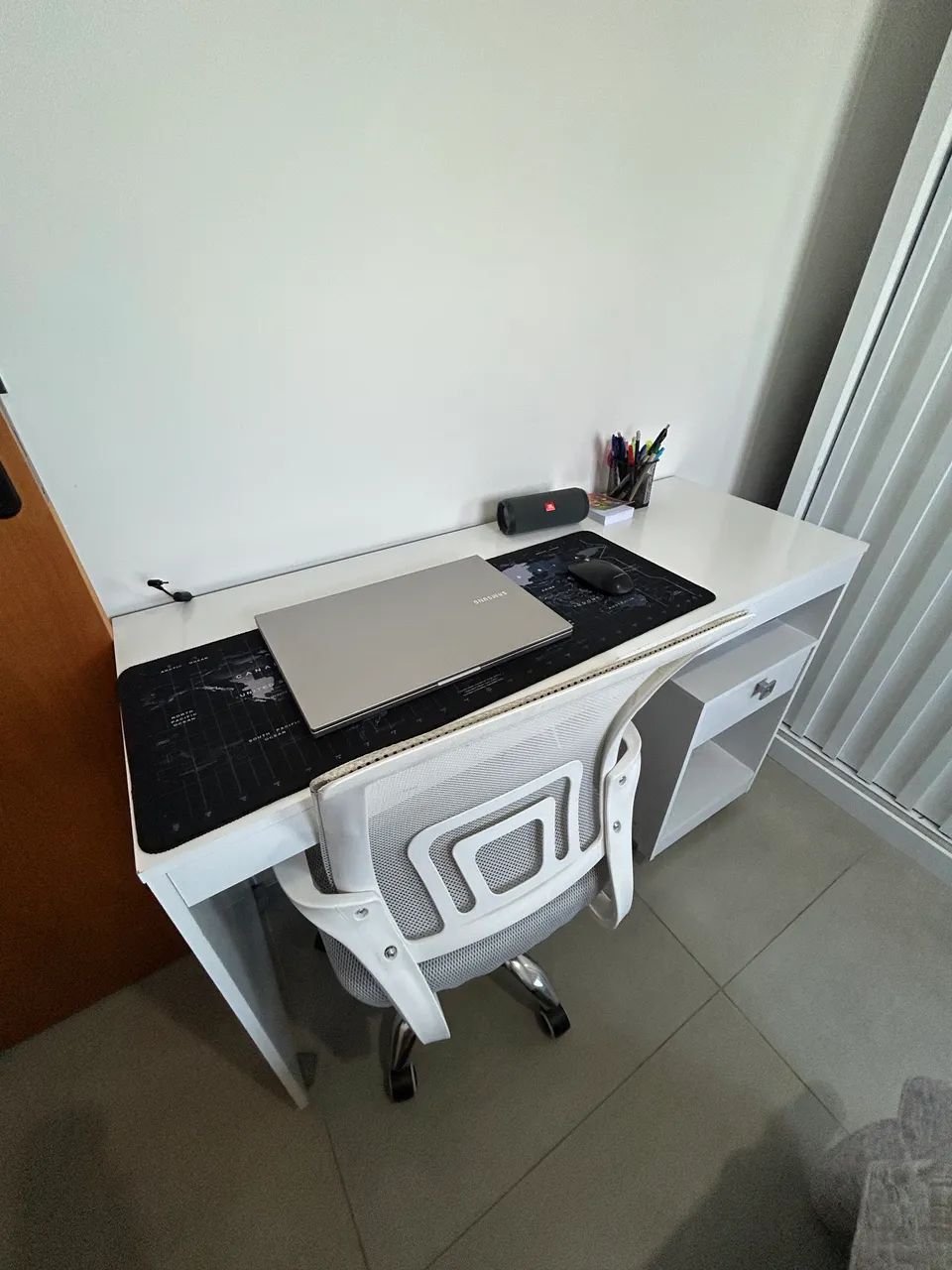Mesa + cadeira escritório computador notebook - Foto 5