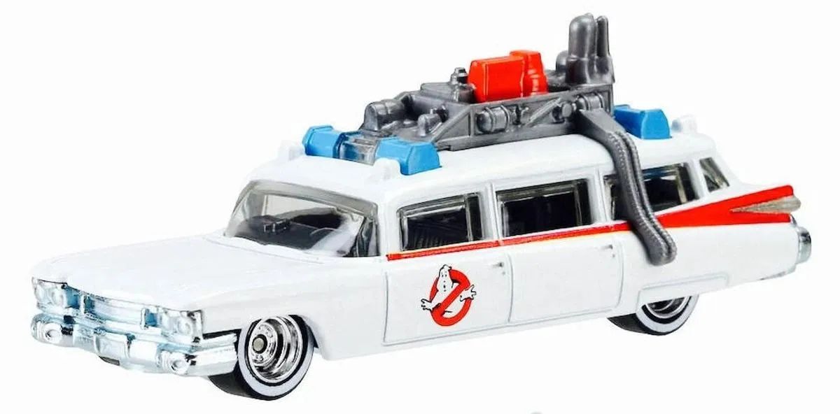 GHOSTBUSTERS ECTO-1 + ECTO-1A HOT WHEELS PREMIUM CAÇA FANTASMAS