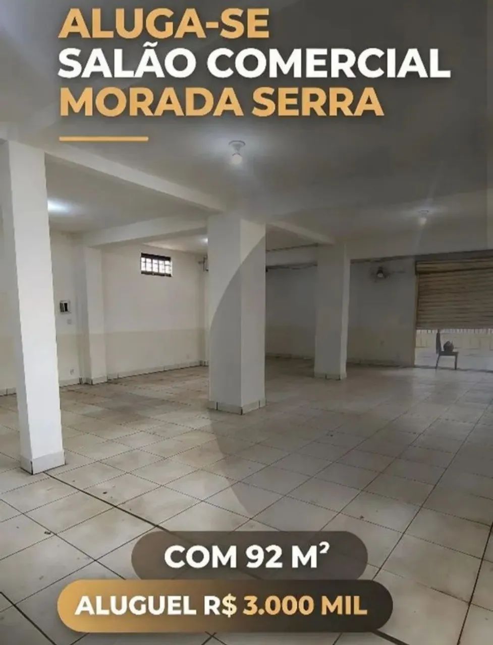 Salão comercial morada da serra 